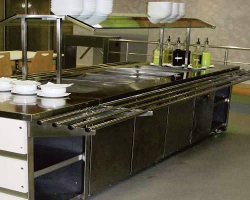 Salad Bar with Refrigerator